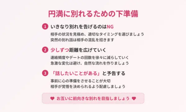 別れる理由,言い方