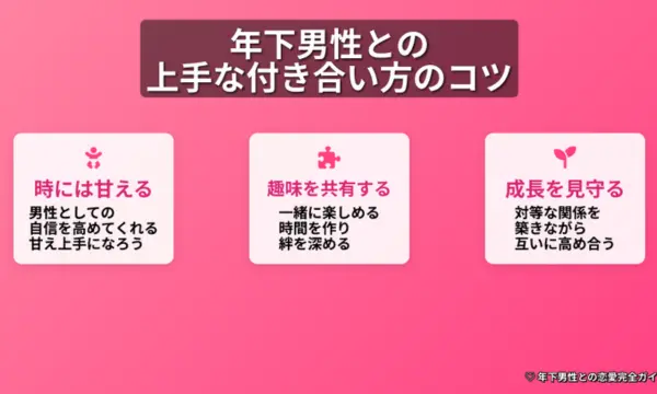 年下と付き合う女,特徴