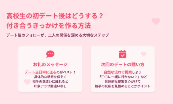 高校生の初デート付き合ってない