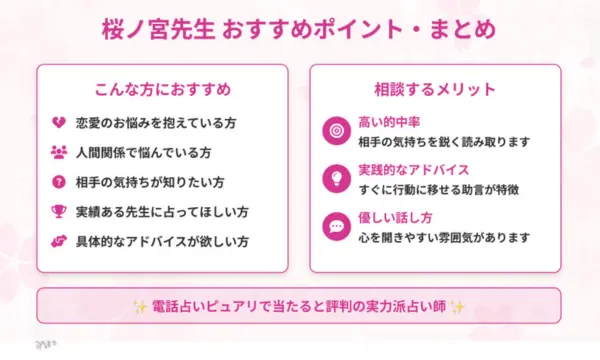 電話占いピュアリ,桜ノ宮先生